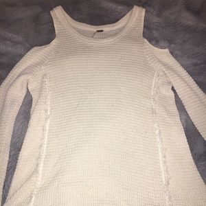 Freepeople cold shoulder sweater